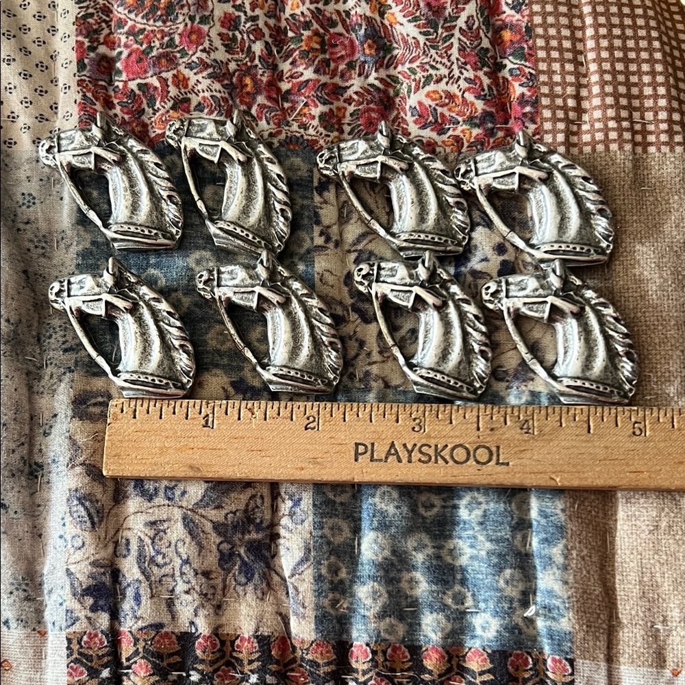 Lot 8 Horse Saddle or belt conchos